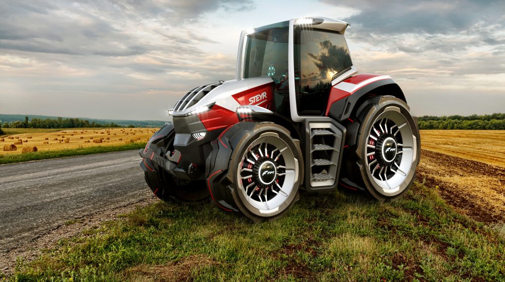 STEYR Konzept tractor wins Platinum Award in the 2020 MUSE Design Awards