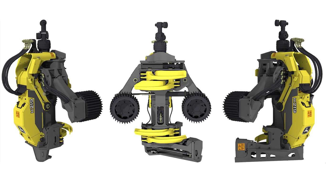 John Deere H219 harvester head for large harvester and big timber