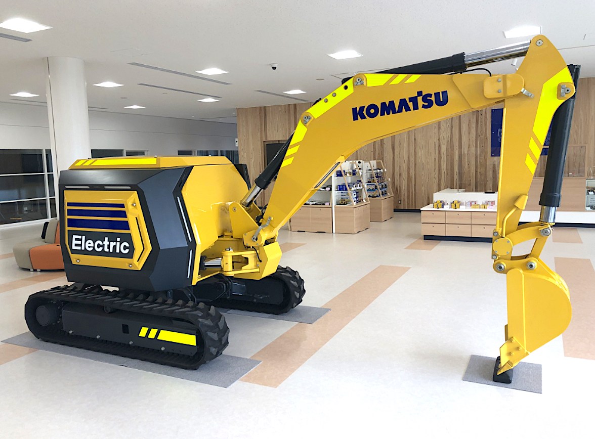 Komatsu unveils electric, remotecontrolled mini excavator Wheels and