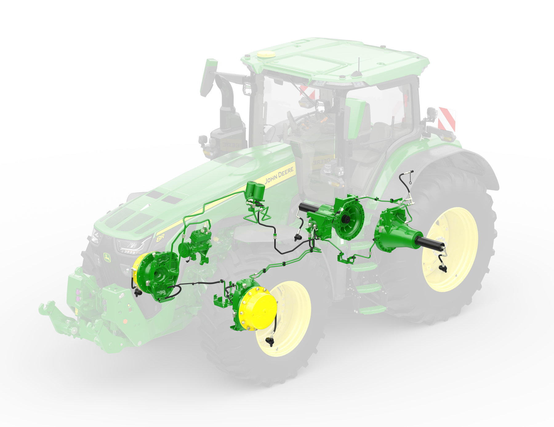 John Deere offers perfect tyre pressure at the push of a button